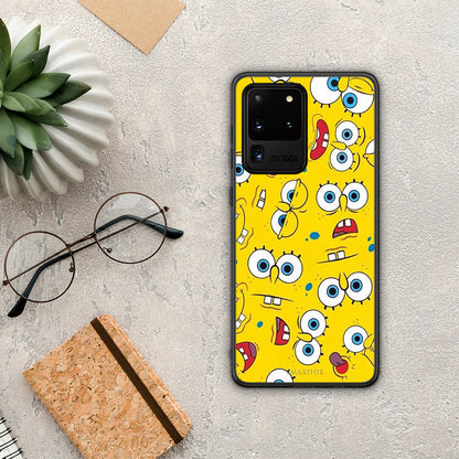 PopArt Sponge - Samsung Galaxy S20 Ultra θήκη