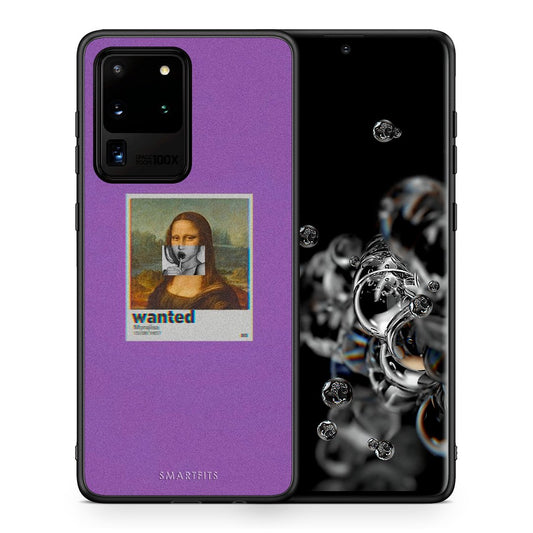 Θήκη Samsung S20 Ultra Monalisa Popart από τη Smartfits με σχέδιο στο πίσω μέρος και μαύρο περίβλημα | Samsung S20 Ultra Monalisa Popart case with colorful back and black bezels