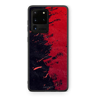 Thumbnail for Samsung S20 Ultra Red Paint Θήκη Αγίου Βαλεντίνου από τη Smartfits με σχέδιο στο πίσω μέρος και μαύρο περίβλημα | Smartphone case with colorful back and black bezels by Smartfits