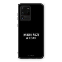 Thumbnail for Samsung S20 Ultra Salute θήκη από τη Smartfits με σχέδιο στο πίσω μέρος και μαύρο περίβλημα | Smartphone case with colorful back and black bezels by Smartfits