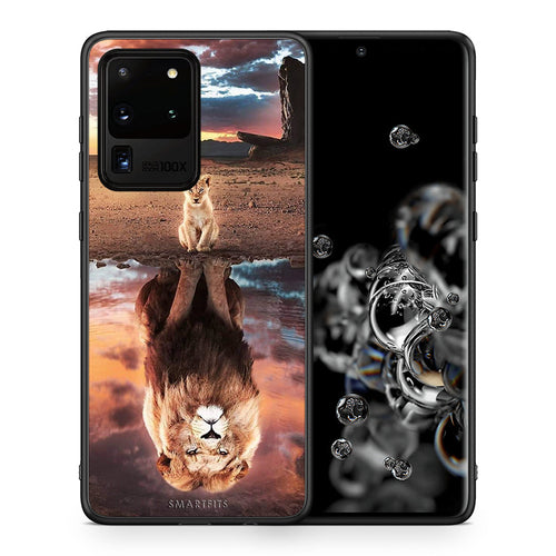 Θήκη Αγίου Βαλεντίνου Samsung S20 Ultra Sunset Dreams από τη Smartfits με σχέδιο στο πίσω μέρος και μαύρο περίβλημα | Samsung S20 Ultra Sunset Dreams case with colorful back and black bezels