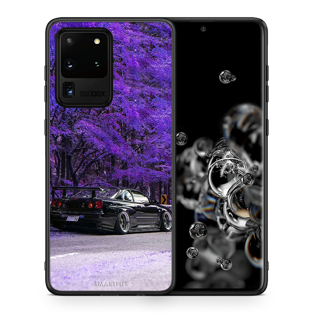 Θήκη Αγίου Βαλεντίνου Samsung S20 Ultra Super Car από τη Smartfits με σχέδιο στο πίσω μέρος και μαύρο περίβλημα | Samsung S20 Ultra Super Car case with colorful back and black bezels