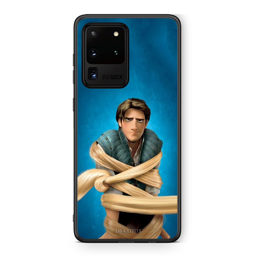Samsung S20 Ultra Tangled 1 Θήκη Αγίου Βαλεντίνου από τη Smartfits με σχέδιο στο πίσω μέρος και μαύρο περίβλημα | Smartphone case with colorful back and black bezels by Smartfits