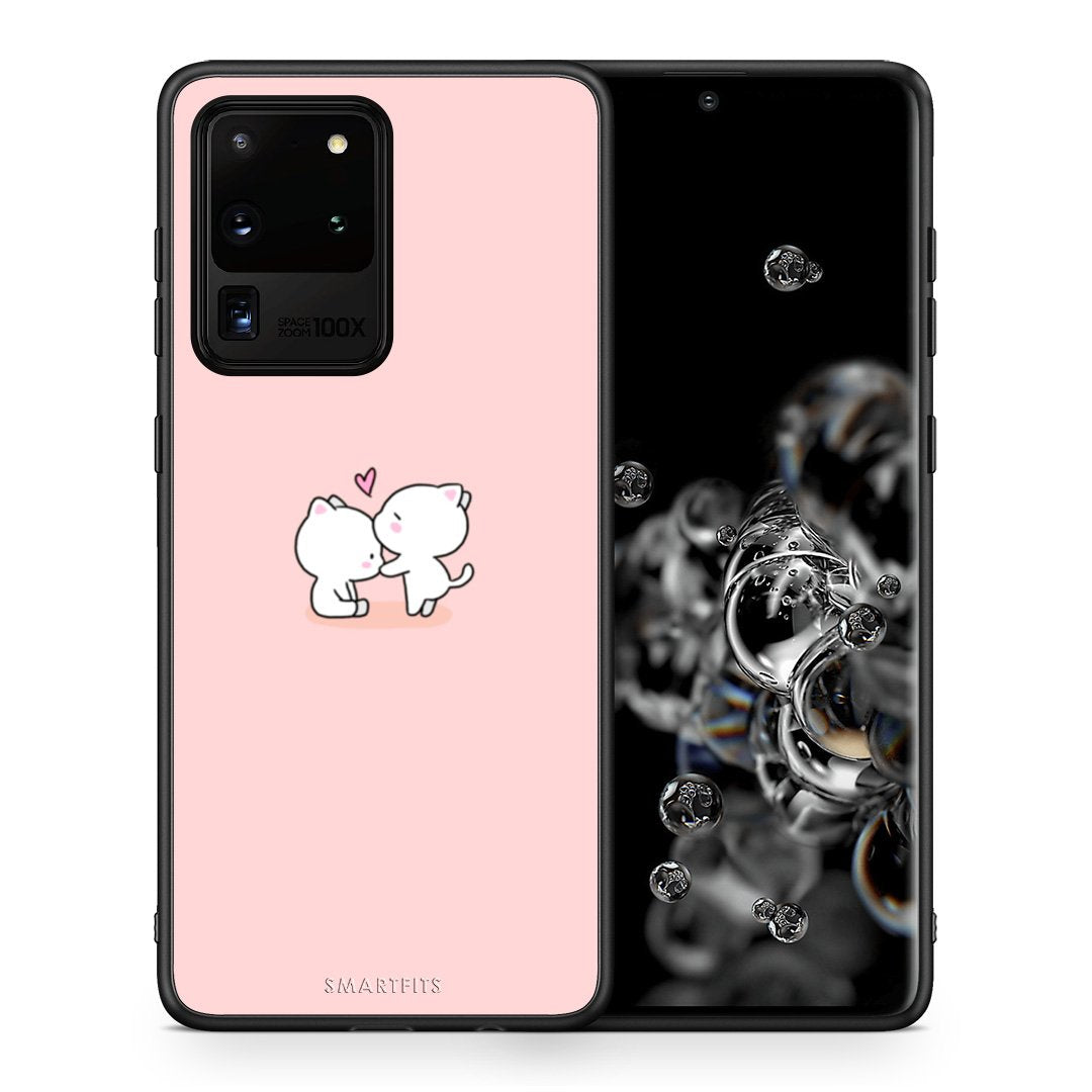 Θήκη Samsung S20 Ultra Love Valentine από τη Smartfits με σχέδιο στο πίσω μέρος και μαύρο περίβλημα | Samsung S20 Ultra Love Valentine case with colorful back and black bezels