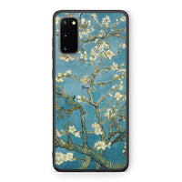 Thumbnail for Samsung S20 White Blossoms θήκη από τη Smartfits με σχέδιο στο πίσω μέρος και μαύρο περίβλημα | Smartphone case with colorful back and black bezels by Smartfits
