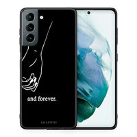 Thumbnail for Θήκη Αγίου Βαλεντίνου Samsung S21 Always & Forever 2 από τη Smartfits με σχέδιο στο πίσω μέρος και μαύρο περίβλημα | Samsung S21 Always & Forever 2 case with colorful back and black bezels
