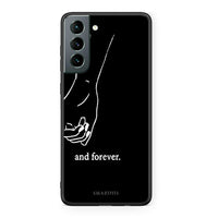 Thumbnail for Samsung S21 Always & Forever 2 Θήκη Αγίου Βαλεντίνου από τη Smartfits με σχέδιο στο πίσω μέρος και μαύρο περίβλημα | Smartphone case with colorful back and black bezels by Smartfits