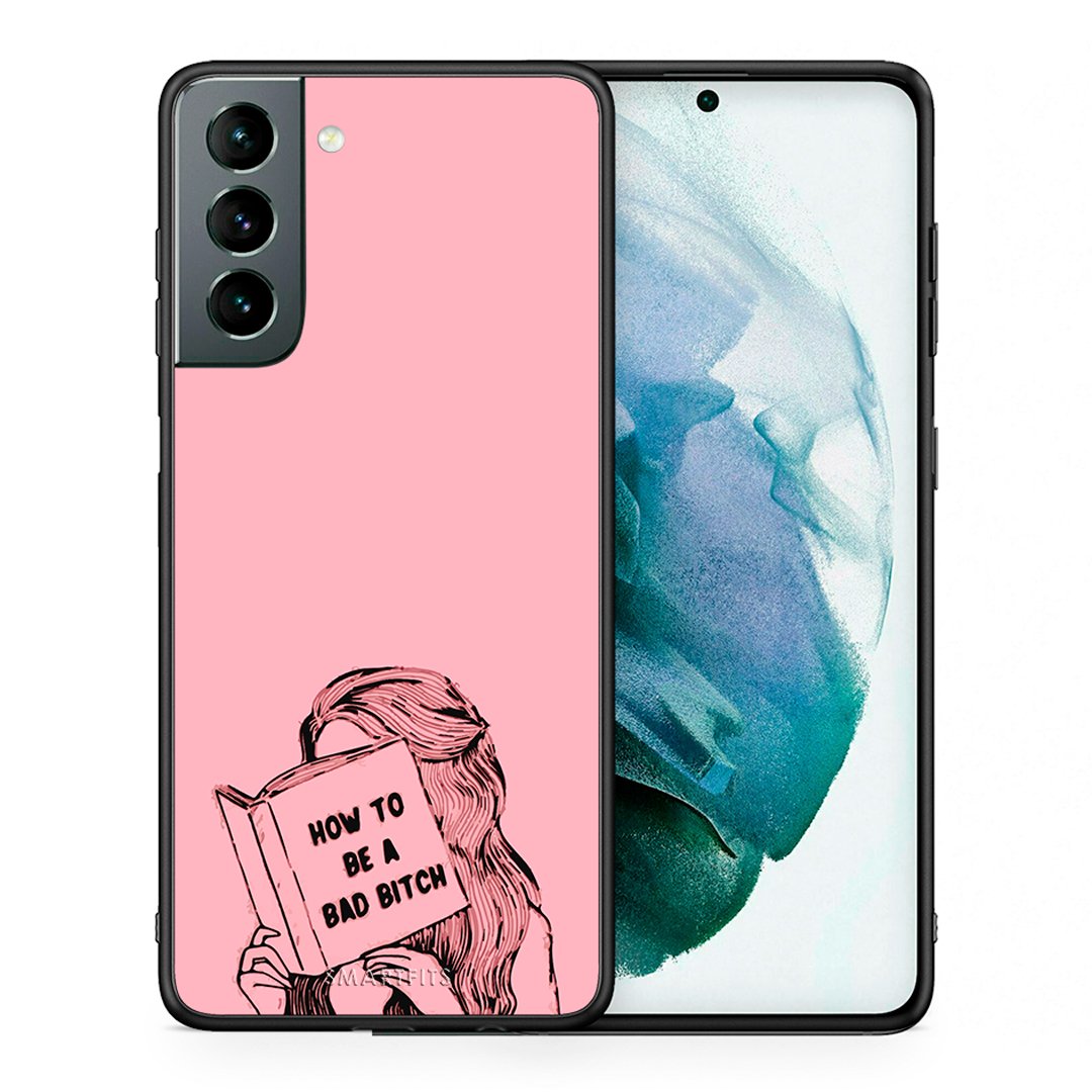 Θήκη Samsung S21 Bad Bitch από τη Smartfits με σχέδιο στο πίσω μέρος και μαύρο περίβλημα | Samsung S21 Bad Bitch case with colorful back and black bezels