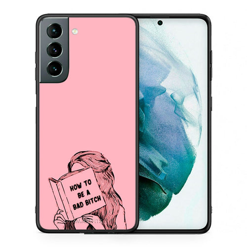 Θήκη Samsung S21 Bad Bitch από τη Smartfits με σχέδιο στο πίσω μέρος και μαύρο περίβλημα | Samsung S21 Bad Bitch case with colorful back and black bezels