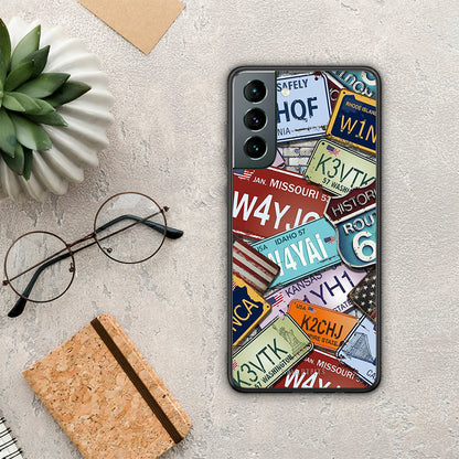 Car Plates - Samsung Galaxy S21 θήκη
