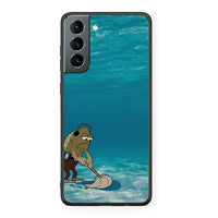 Thumbnail for Samsung S21 Clean The Ocean Θήκη από τη Smartfits με σχέδιο στο πίσω μέρος και μαύρο περίβλημα | Smartphone case with colorful back and black bezels by Smartfits