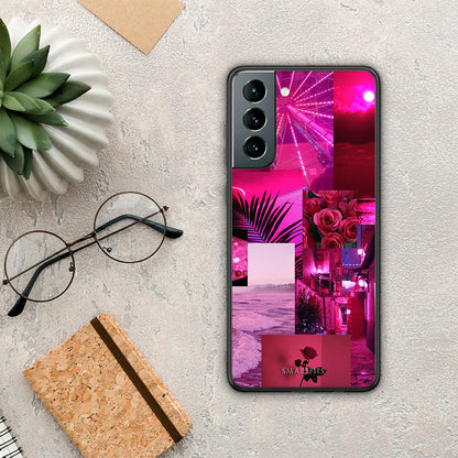Collage Red Roses - Samsung Galaxy S21 θήκη