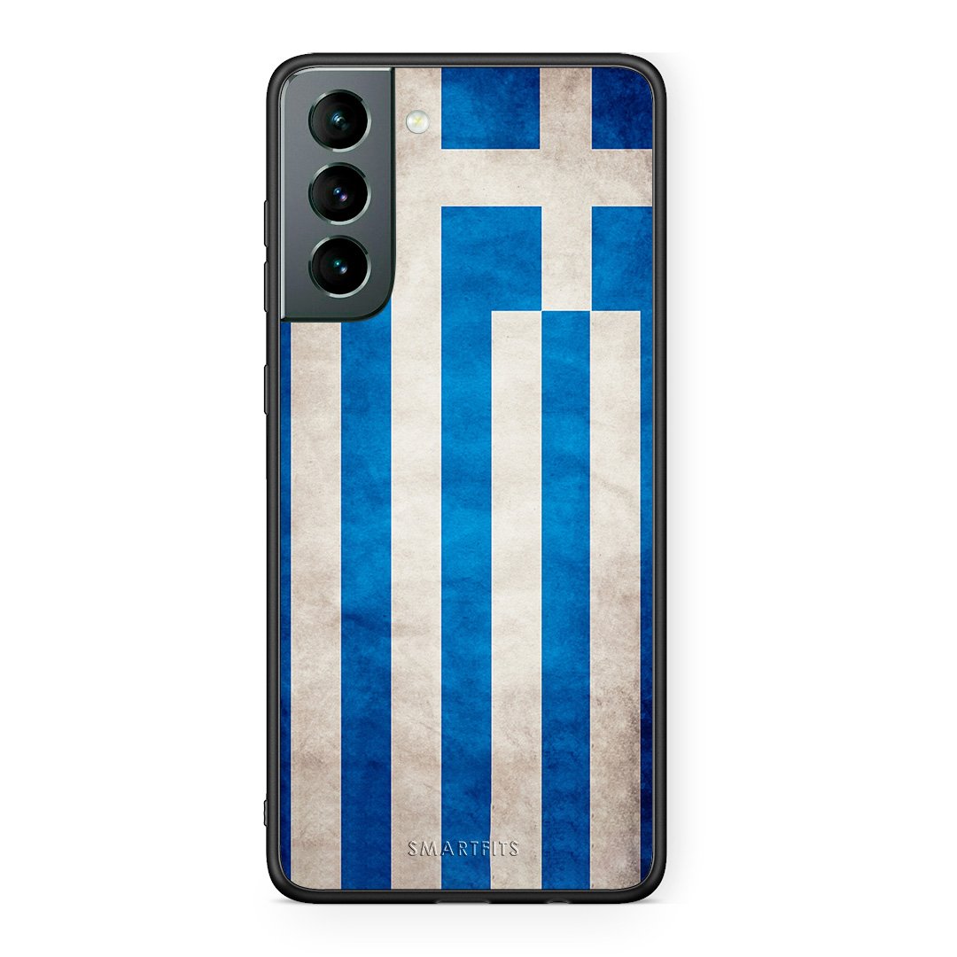 4 - Samsung S21 Greece Flag case, cover, bumper