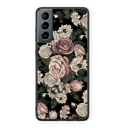 4 - Samsung S21 Wild Roses Flower case, cover, bumper