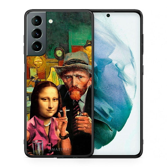 Θήκη Samsung S21 Funny Art από τη Smartfits με σχέδιο στο πίσω μέρος και μαύρο περίβλημα | Samsung S21 Funny Art case with colorful back and black bezels