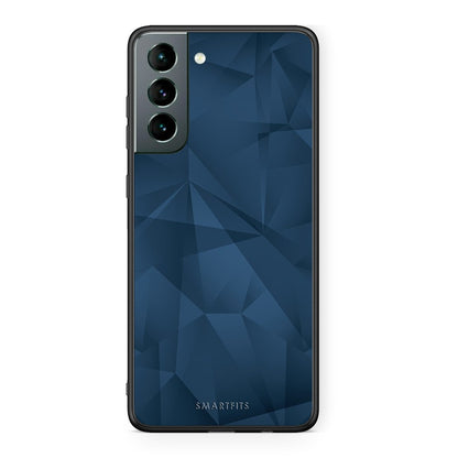 39 - Samsung S21 Blue Abstract Geometric case, cover, bumper