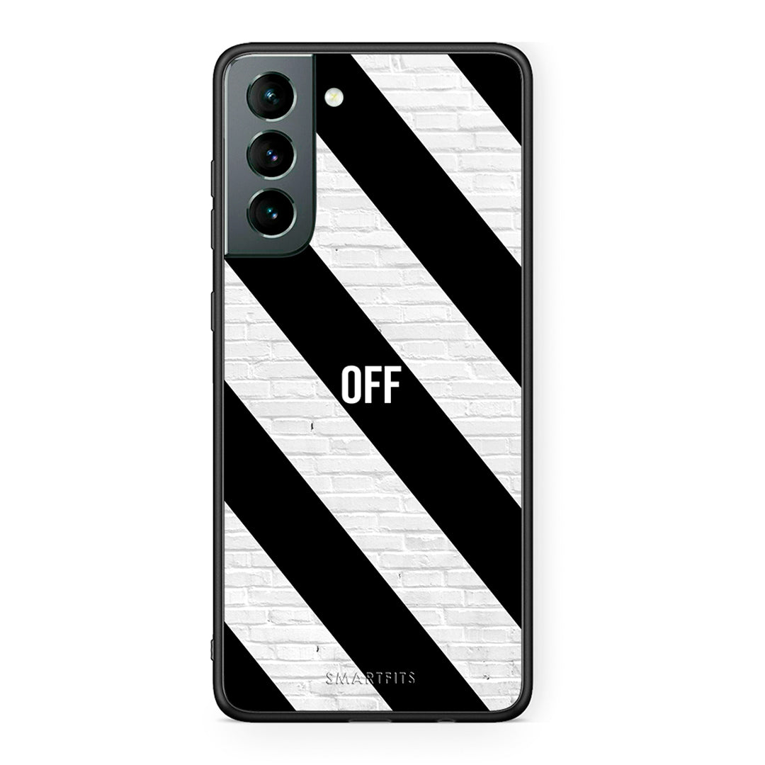 Samsung S21 Get Off θήκη από τη Smartfits με σχέδιο στο πίσω μέρος και μαύρο περίβλημα | Smartphone case with colorful back and black bezels by Smartfits