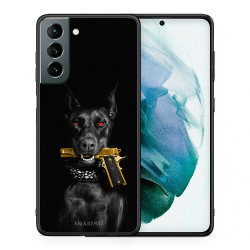 Θήκη Αγίου Βαλεντίνου Samsung S21 Golden Gun από τη Smartfits με σχέδιο στο πίσω μέρος και μαύρο περίβλημα | Samsung S21 Golden Gun case with colorful back and black bezels