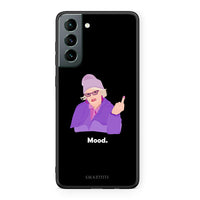 Thumbnail for Samsung S21 Grandma Mood Black θήκη από τη Smartfits με σχέδιο στο πίσω μέρος και μαύρο περίβλημα | Smartphone case with colorful back and black bezels by Smartfits