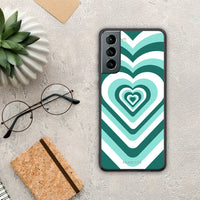 Thumbnail for Green Hearts - Samsung Galaxy S21 θήκη