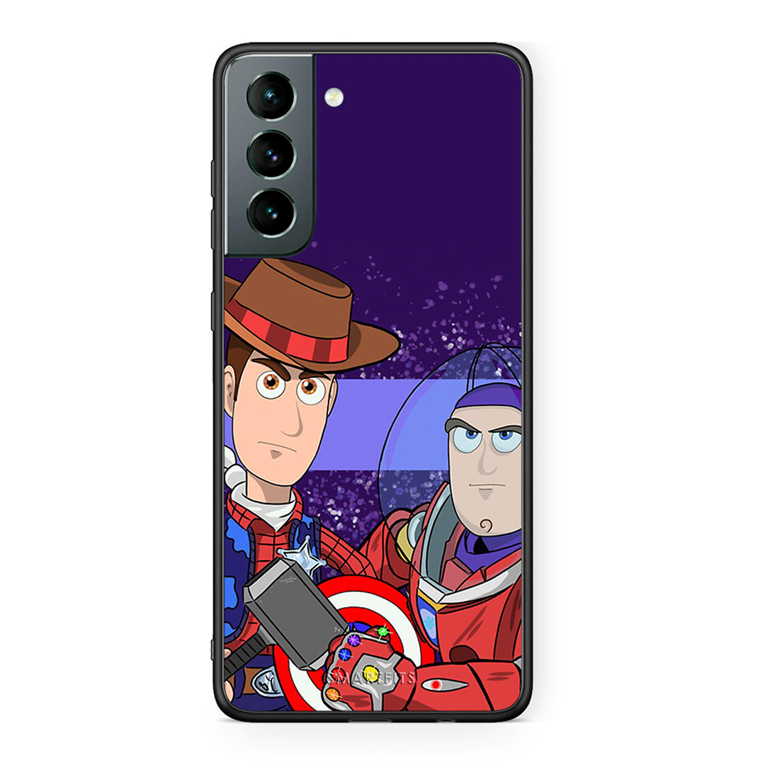 Samsung S21 Infinity Story θήκη από τη Smartfits με σχέδιο στο πίσω μέρος και μαύρο περίβλημα | Smartphone case with colorful back and black bezels by Smartfits