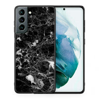 Thumbnail for Θήκη Samsung S21 Male Marble από τη Smartfits με σχέδιο στο πίσω μέρος και μαύρο περίβλημα | Samsung S21 Male Marble case with colorful back and black bezels