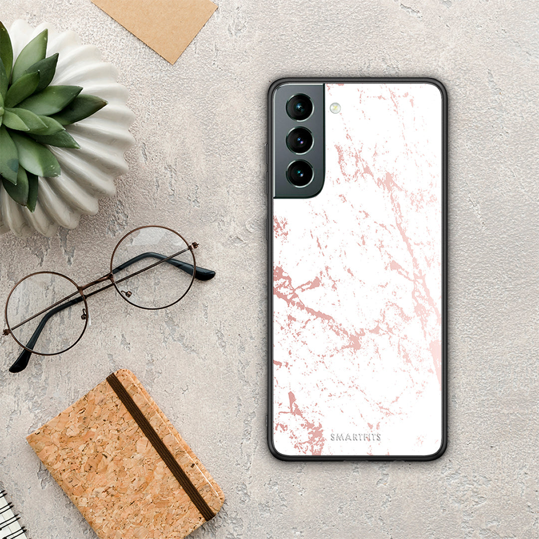 Marble Pink Splash - Samsung Galaxy S21 θήκη