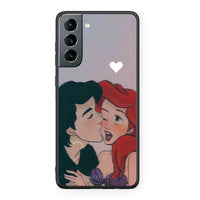 Thumbnail for Samsung S21 Mermaid Love Θήκη Αγίου Βαλεντίνου από τη Smartfits με σχέδιο στο πίσω μέρος και μαύρο περίβλημα | Smartphone case with colorful back and black bezels by Smartfits