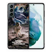 Thumbnail for Θήκη Samsung S21 More Space από τη Smartfits με σχέδιο στο πίσω μέρος και μαύρο περίβλημα | Samsung S21 More Space case with colorful back and black bezels