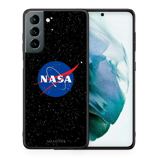 Θήκη Samsung S21 NASA PopArt από τη Smartfits με σχέδιο στο πίσω μέρος και μαύρο περίβλημα | Samsung S21 NASA PopArt case with colorful back and black bezels