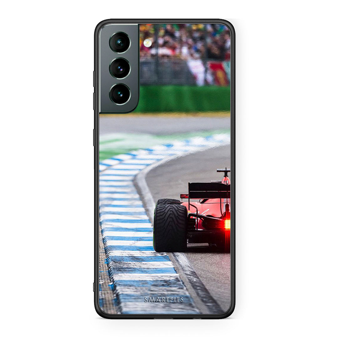 Samsung S21 Racing Vibes θήκη από τη Smartfits με σχέδιο στο πίσω μέρος και μαύρο περίβλημα | Smartphone case with colorful back and black bezels by Smartfits