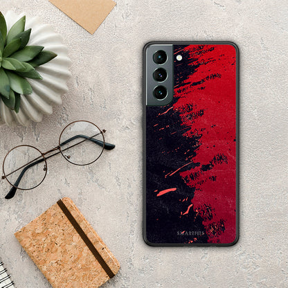 Red Paint - Samsung Galaxy S21 θήκη