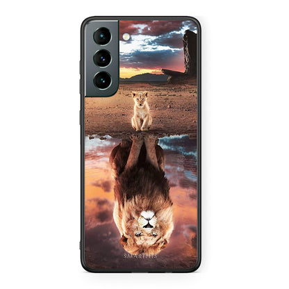 Samsung S21 Sunset Dreams Θήκη Αγίου Βαλεντίνου από τη Smartfits με σχέδιο στο πίσω μέρος και μαύρο περίβλημα | Smartphone case with colorful back and black bezels by Smartfits