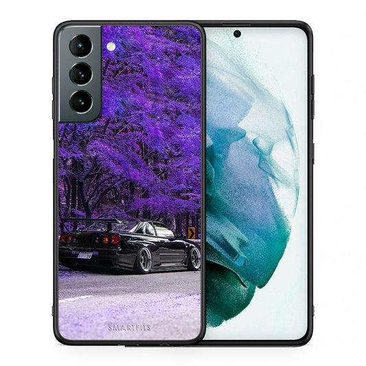 Θήκη Αγίου Βαλεντίνου Samsung S21 Super Car από τη Smartfits με σχέδιο στο πίσω μέρος και μαύρο περίβλημα | Samsung S21 Super Car case with colorful back and black bezels