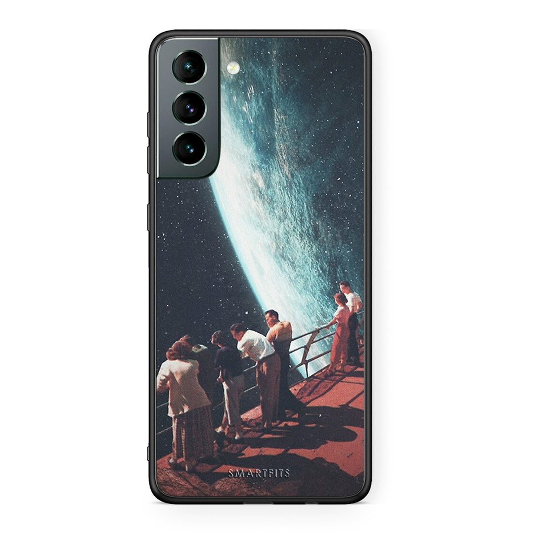 Samsung S21 Surreal View θήκη από τη Smartfits με σχέδιο στο πίσω μέρος και μαύρο περίβλημα | Smartphone case with colorful back and black bezels by Smartfits
