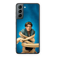 Thumbnail for Samsung S21 Tangled 1 Θήκη Αγίου Βαλεντίνου από τη Smartfits με σχέδιο στο πίσω μέρος και μαύρο περίβλημα | Smartphone case with colorful back and black bezels by Smartfits