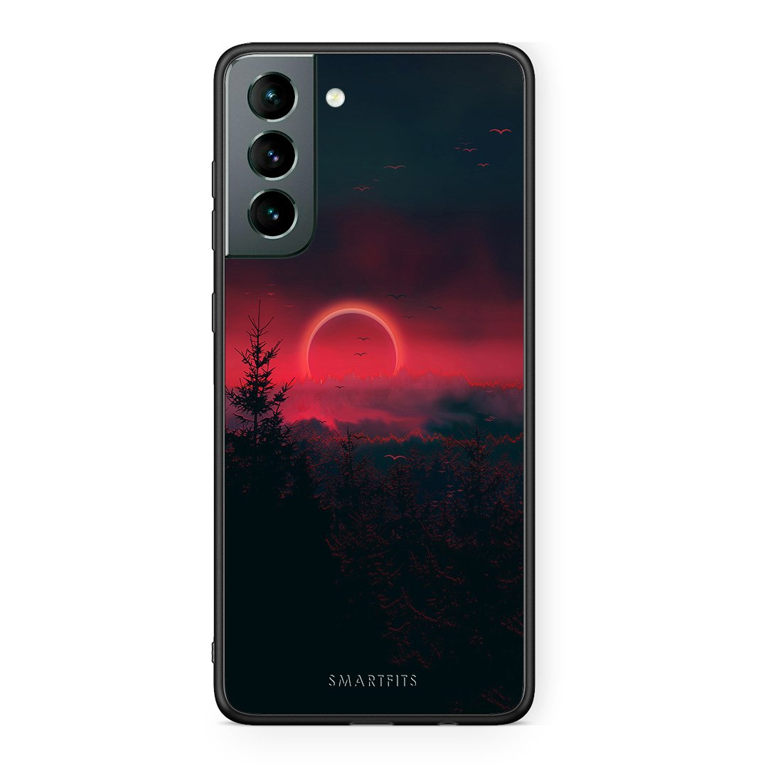 4 - Samsung S21 Sunset Tropic case, cover, bumper