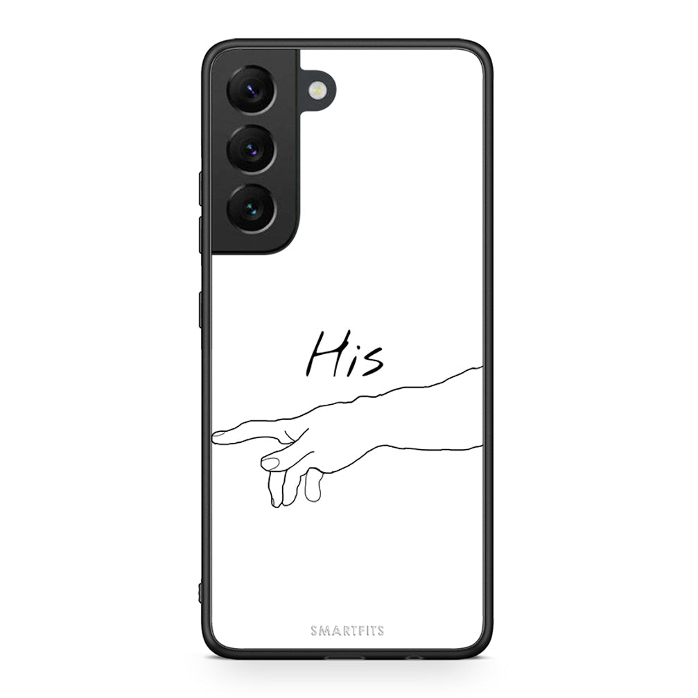 Samsung S22 Aeshetic Love 2 Θήκη Αγίου Βαλεντίνου από τη Smartfits με σχέδιο στο πίσω μέρος και μαύρο περίβλημα | Smartphone case with colorful back and black bezels by Smartfits