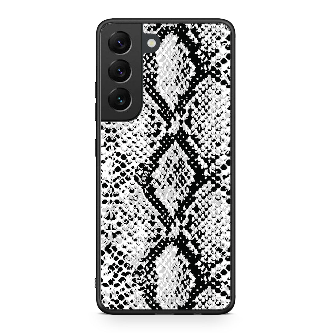 24 - Samsung S22 White Snake Animal case, cover, bumper
