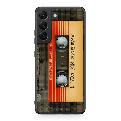 Samsung S22 Awesome Mix θήκη από τη Smartfits με σχέδιο στο πίσω μέρος και μαύρο περίβλημα | Smartphone case with colorful back and black bezels by Smartfits