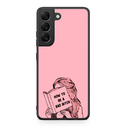 Samsung S22 Bad Bitch θήκη από τη Smartfits με σχέδιο στο πίσω μέρος και μαύρο περίβλημα | Smartphone case with colorful back and black bezels by Smartfits
