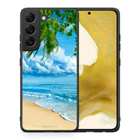 Thumbnail for Θήκη Samsung S22 Beautiful Beach από τη Smartfits με σχέδιο στο πίσω μέρος και μαύρο περίβλημα | Samsung S22 Beautiful Beach case with colorful back and black bezels