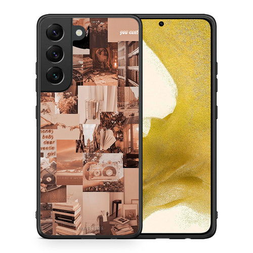 Θήκη Αγίου Βαλεντίνου Samsung S22 Collage You Can από τη Smartfits με σχέδιο στο πίσω μέρος και μαύρο περίβλημα | Samsung S22 Collage You Can case with colorful back and black bezels