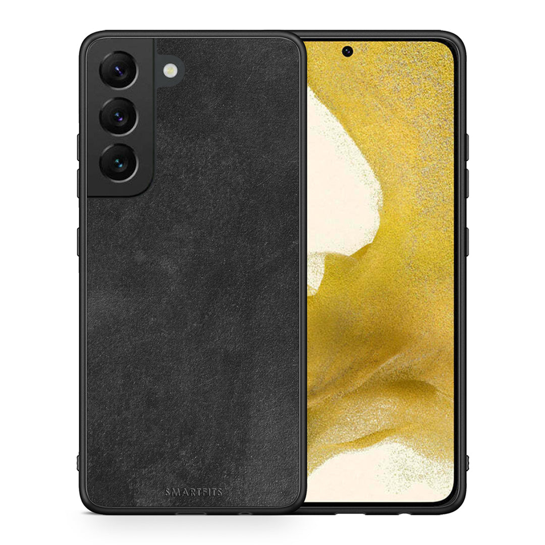 Θήκη Samsung S22 Black Slate Color από τη Smartfits με σχέδιο στο πίσω μέρος και μαύρο περίβλημα | Samsung S22 Black Slate Color case with colorful back and black bezels