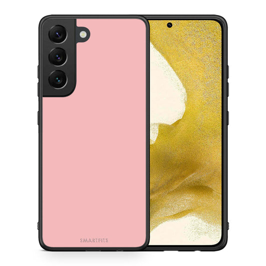 Θήκη Samsung S22 Nude Color από τη Smartfits με σχέδιο στο πίσω μέρος και μαύρο περίβλημα | Samsung S22 Nude Color case with colorful back and black bezels