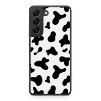 Thumbnail for Samsung S22 Cow Print θήκη από τη Smartfits με σχέδιο στο πίσω μέρος και μαύρο περίβλημα | Smartphone case with colorful back and black bezels by Smartfits