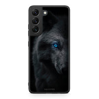 Thumbnail for Samsung S22 Dark Wolf θήκη από τη Smartfits με σχέδιο στο πίσω μέρος και μαύρο περίβλημα | Smartphone case with colorful back and black bezels by Smartfits