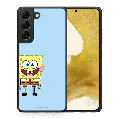 Θήκη Samsung S22 Friends Bob από τη Smartfits με σχέδιο στο πίσω μέρος και μαύρο περίβλημα | Samsung S22 Friends Bob case with colorful back and black bezels