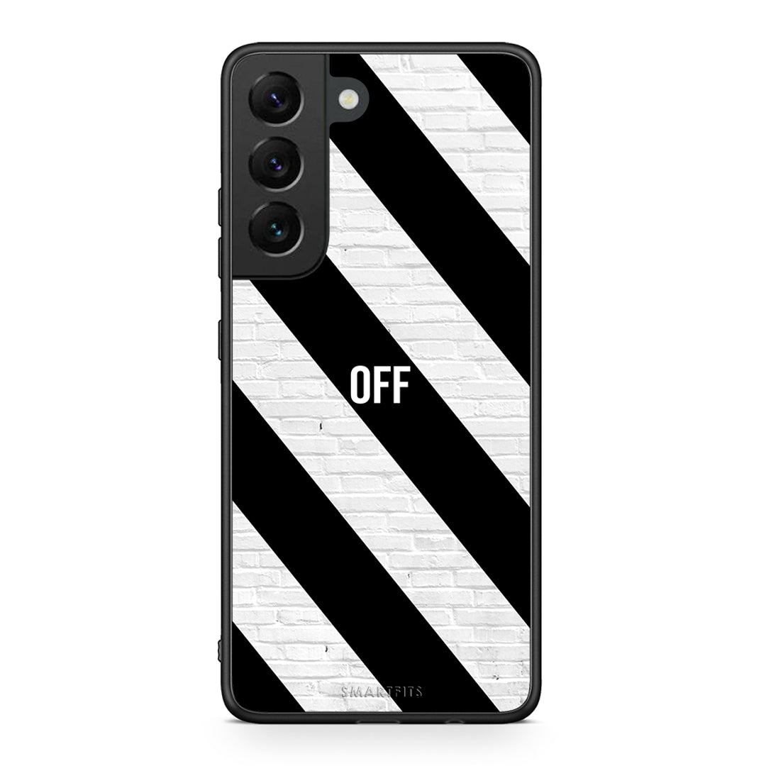 Samsung S22 Get Off θήκη από τη Smartfits με σχέδιο στο πίσω μέρος και μαύρο περίβλημα | Smartphone case with colorful back and black bezels by Smartfits