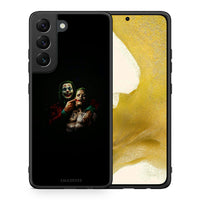 Thumbnail for Θήκη Samsung S22 Clown Hero από τη Smartfits με σχέδιο στο πίσω μέρος και μαύρο περίβλημα | Samsung S22 Clown Hero case with colorful back and black bezels